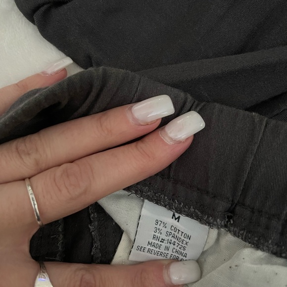 Gray Joggers with Zippers - Picture 4 of 4